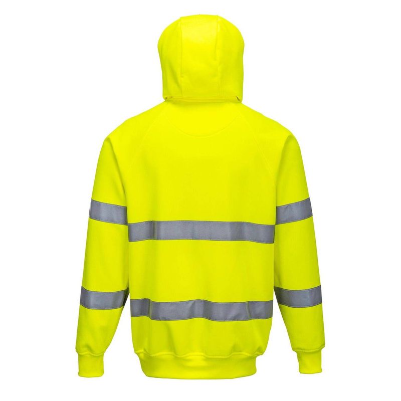Casa si Gradina - Constructii - Echipamente de lucru - Imbracaminte protectia muncii - Hanorac de protectie Hi-Vis cu Gluga Portwest-B304 XXL Galben - Infinity.ro