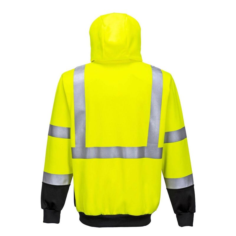 Casa si Gradina - Constructii - Echipamente de lucru - Imbracaminte protectia muncii - Hanorac Hi-Vis Bicolor B315 cu Fermoar Portwest XL Galben - Infinity.ro