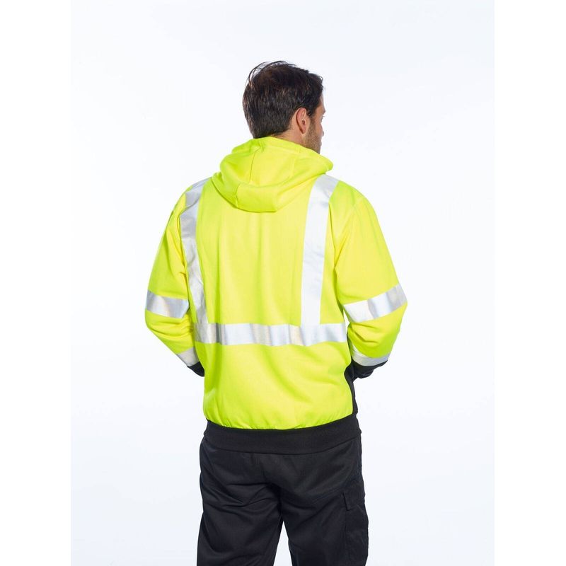 Casa si Gradina - Constructii - Echipamente de lucru - Imbracaminte protectia muncii - Hanorac Hi-Vis Bicolor B315 cu Fermoar Portwest XL Galben - Infinity.ro