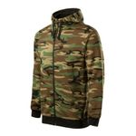 Fashion, accesorii si bijuterii - Barbati - Imbracaminte - Hanorace barbati - Hanorac pentru barbati, Camo Zipper C19, Malfini 2XL Camuflaj Maro - Infinity.ro