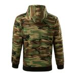 Fashion, accesorii si bijuterii - Barbati - Imbracaminte - Hanorace barbati - Hanorac pentru barbati, Camo Zipper C19, Malfini 2XL Camuflaj Maro - Infinity.ro
