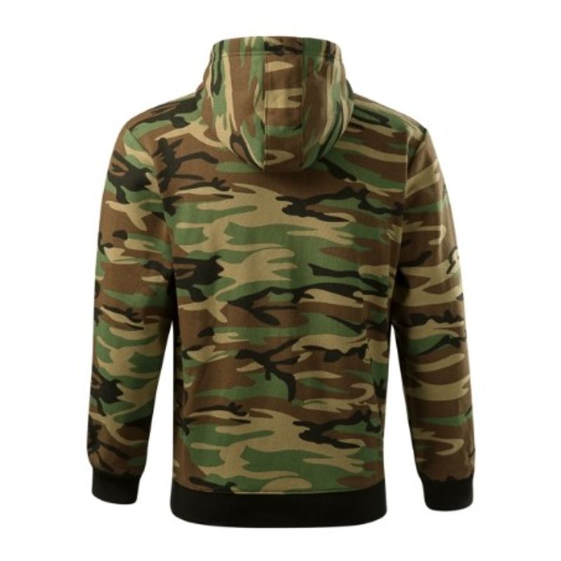 Fashion, accesorii si bijuterii - Barbati - Imbracaminte - Hanorace barbati - Hanorac pentru barbati, Camo Zipper C19, Malfini 2XL Camuflaj Maro - Infinity.ro