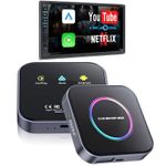 Auto si Moto - Electronice auto - Multimedia auto - Modul auto AI Box goBERA® Android 13, Wireless CarPlay & Android Auto, 8GB+128GB, 4G, GPS, Plug & Play - Infinity.ro