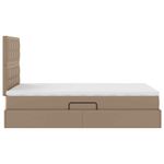 Casa si Gradina - Mobilier - Paturi si accesorii - Paturi - Pat cu lumini cu banda LED Cappuccino 120 x 200 cm PVC - Infinity.ro