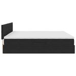 Casa si Gradina - Mobilier - Paturi si accesorii - Paturi - Pat cu lumini cu banda LED Negru 200 x 200 cm Catifea - Infinity.ro