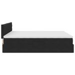 Casa si Gradina - Mobilier - Paturi si accesorii - Paturi - Pat cu lumini cu banda LED Negru 160 x 200 cm Catifea - Infinity.ro