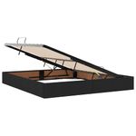 Casa si Gradina - Mobilier - Paturi si accesorii - Paturi - Pat cu lumini cu banda LED Negru 180 x 200 cm tesatura - Infinity.ro
