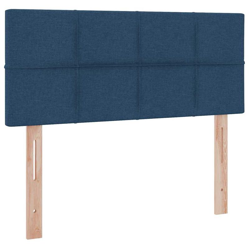 Casa si Gradina - Mobilier - Paturi si accesorii - Paturi - Pat cu lumini cu banda LED albastru 120 x 200 cm tesatura - Infinity.ro