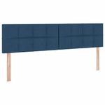Casa si Gradina - Mobilier - Paturi si accesorii - Paturi - Pat cu lumini cu banda LED albastru 160 x 200 cm tesatura - Infinity.ro