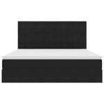 Casa si Gradina - Mobilier - Paturi si accesorii - Paturi - Pat cu lumini cu banda LED Negru 180 x 200 cm Catifea - Infinity.ro