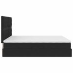 Casa si Gradina - Mobilier - Paturi si accesorii - Paturi - Pat cu lumini cu banda LED Negru 180 x 200 cm Catifea - Infinity.ro