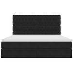 Casa si Gradina - Mobilier - Paturi si accesorii - Paturi - Pat cu lumini cu banda LED Negru 180 x 200 cm Catifea - Infinity.ro