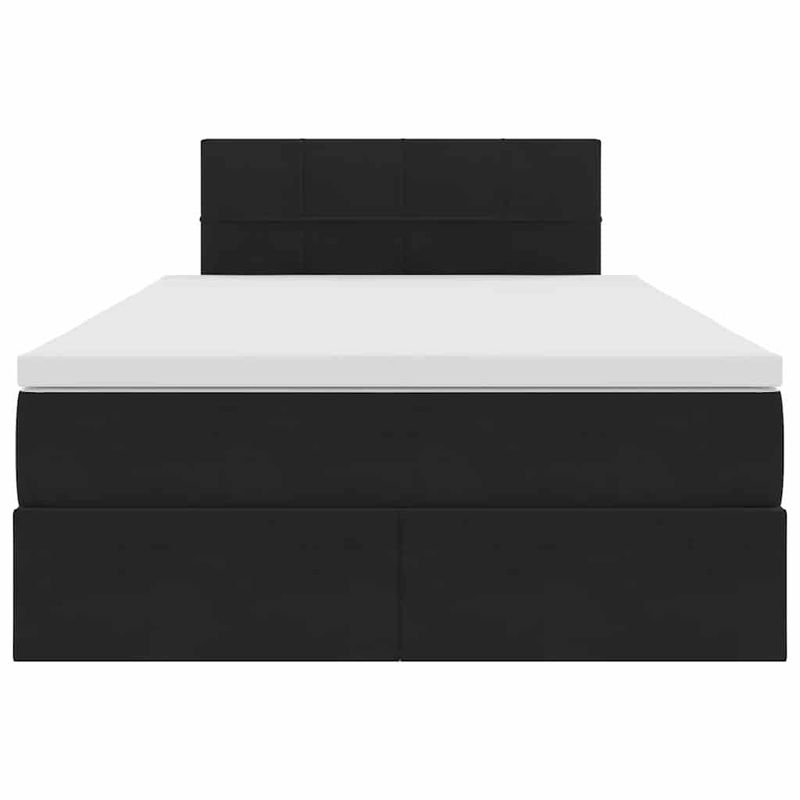 Casa si Gradina - Mobilier - Paturi si accesorii - Paturi - Pat cu lumini cu banda LED Negru 120 x 200 cm Catifea - Infinity.ro
