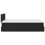 Casa si Gradina - Mobilier - Paturi si accesorii - Paturi - Pat cu lumini cu banda LED Negru 120 x 200 cm Catifea - Infinity.ro