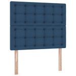 Casa si Gradina - Mobilier - Paturi si accesorii - Paturi - Pat cu lumini cu banda LED albastru 120 x 200 cm tesatura - Infinity.ro