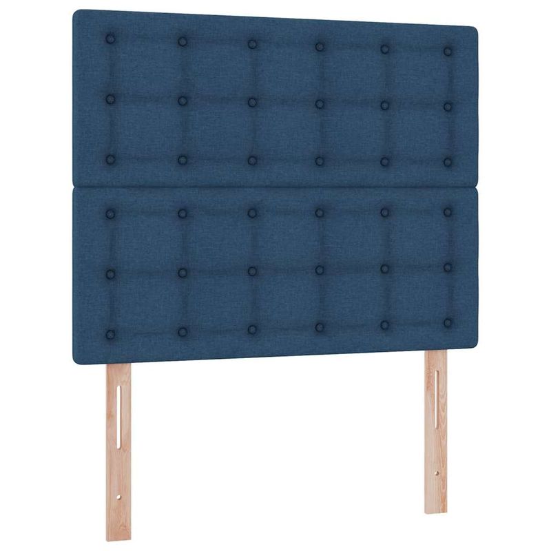 Casa si Gradina - Mobilier - Paturi si accesorii - Paturi - Pat cu lumini cu banda LED albastru 120 x 200 cm tesatura - Infinity.ro