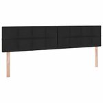 Casa si Gradina - Mobilier - Paturi si accesorii - Paturi - Pat cu lumini cu banda LED Negru 200 x 200 cm tesatura - Infinity.ro