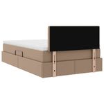Casa si Gradina - Mobilier - Paturi si accesorii - Paturi - Pat cu lumini cu banda LED Cappuccino 120 x 200 cm PVC - Infinity.ro