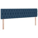 Casa si Gradina - Mobilier - Paturi si accesorii - Paturi - Pat cu lumini cu banda LED albastru 180 x 200 cm tesatura - Infinity.ro