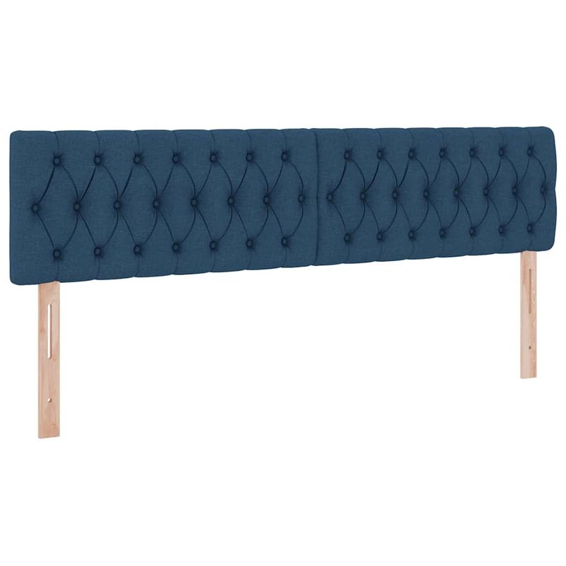 Casa si Gradina - Mobilier - Paturi si accesorii - Paturi - Pat cu lumini cu banda LED albastru 180 x 200 cm tesatura - Infinity.ro