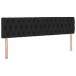Casa si Gradina - Mobilier - Paturi si accesorii - Paturi - Pat cu lumini cu banda LED Negru 180 x 200 cm tesatura - Infinity.ro