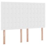 Casa si Gradina - Mobilier - Paturi si accesorii - Paturi - Pat cu lumini cu banda LED Alb pur 140 x 190 cm PVC - Infinity.ro