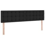 Casa si Gradina - Mobilier - Paturi si accesorii - Paturi - Pat cu lumini cu banda LED Negru 160 x 200 cm tesatura - Infinity.ro