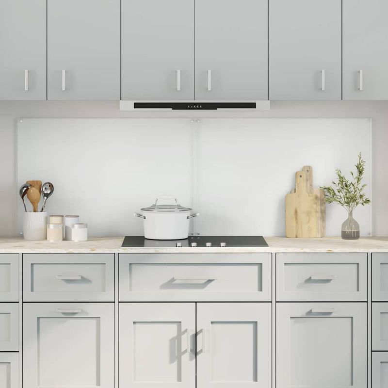 Casa si Gradina - Sanitare - Chiuveta bucatarie si accesorii - Accesorii chiuvete - Spate de bucatarie 2 pcs Transparent 90 x 60 cm - Infinity.ro