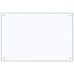 Casa si Gradina - Sanitare - Chiuveta bucatarie si accesorii - Accesorii chiuvete - Spate de bucatarie 2 pcs Transparent 90 x 60 cm - Infinity.ro