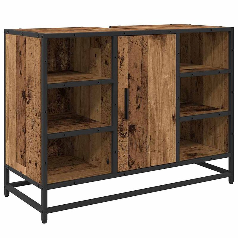 Casa si Gradina - Mobilier - Seturi de mobilier - Seturi baie - Set de mobilier pentru baie 3 pcs Lemn Vechi Lemn compozit - Infinity.ro