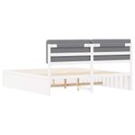 Casa si Gradina - Mobilier - Paturi si accesorii - Paturi - Cadru de pat cu tablie tapitata Gri deschis 180 x 200 cm - Infinity.ro