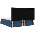 Casa si Gradina - Mobilier - Paturi si accesorii - Paturi - Pat cu lumini cu banda LED albastru 160 x 200 cm tesatura - Infinity.ro