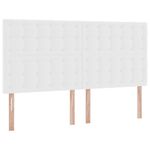 Casa si Gradina - Mobilier - Paturi si accesorii - Paturi - Pat cu lumini cu banda LED Alb pur 180 x 200 cm PVC - Infinity.ro