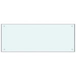 Casa si Gradina - Sanitare - Chiuveta bucatarie si accesorii - Accesorii chiuvete - Spate de bucatarie 2 pcs Alb 100 x 40 cm sticla securizata - Infinity.ro