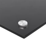 Casa si Gradina - Sanitare - Chiuveta bucatarie si accesorii - Accesorii chiuvete - Spate de bucatarie 2 pcs Negru 100 x 60 cm sticla securizata - Infinity.ro