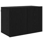 Casa si Gradina - Mobilier - Comode si corpuri - Comode - Unitati TV Pe perete 6 pcs Stejar negru Lemn compozit - Infinity.ro