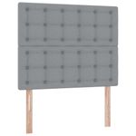 Casa si Gradina - Mobilier - Paturi si accesorii - Paturi - Pat cu lumini cu banda LED Gri deschis 120 x 200 cm tesatura - Infinity.ro