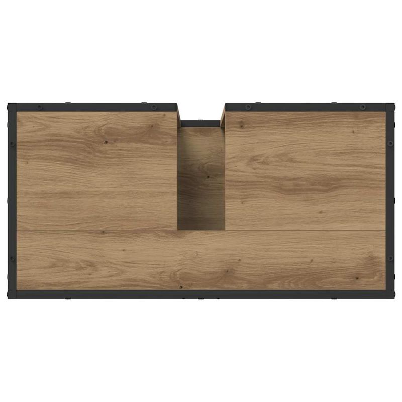 Casa si Gradina - Mobilier - Seturi de mobilier - Seturi baie - Set de mobilier pentru baie cu raft 2 pcs Stejar Artizanal - Infinity.ro