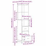 Casa si Gradina - Mobilier - Seturi de mobilier - Seturi baie - Set de mobilier pentru baie 3 pcs Stejar Negru Lemn compozit - Infinity.ro