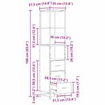 Casa si Gradina - Mobilier - Seturi de mobilier - Seturi baie - Set de mobilier pentru baie 3 pcs Stejar Negru Lemn compozit - Infinity.ro