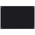 Casa si Gradina - Sanitare - Chiuveta bucatarie si accesorii - Accesorii chiuvete - Spate de bucatarie 2 pcs Negru 90 x 60 cm sticla securizata - Infinity.ro