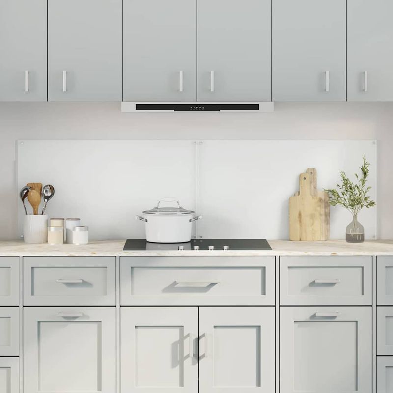 Casa si Gradina - Sanitare - Chiuveta bucatarie si accesorii - Accesorii chiuvete - Spate de bucatarie 2 pcs Transparent 90 x 50 cm - Infinity.ro