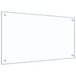 Casa si Gradina - Sanitare - Chiuveta bucatarie si accesorii - Accesorii chiuvete - Spate de bucatarie 2 pcs Transparent 90 x 50 cm - Infinity.ro