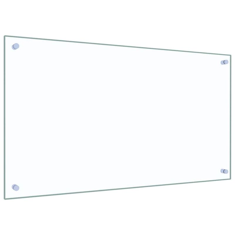 Casa si Gradina - Sanitare - Chiuveta bucatarie si accesorii - Accesorii chiuvete - Spate de bucatarie 2 pcs Transparent 90 x 50 cm - Infinity.ro