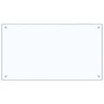 Casa si Gradina - Sanitare - Chiuveta bucatarie si accesorii - Accesorii chiuvete - Spate de bucatarie 2 pcs Transparent 90 x 50 cm - Infinity.ro