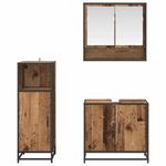 Casa si Gradina - Mobilier - Seturi de mobilier - Seturi baie - Set de mobilier pentru baie 3 pcs Lemn Vechi Lemn compozit - Infinity.ro