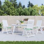 Casa si Gradina - Textile si covoare - Perne si pilote - Perne decorative - Perne pentru scaune 4 pcs Model cu frunze 50 x 50 x 4 cm - Infinity.ro