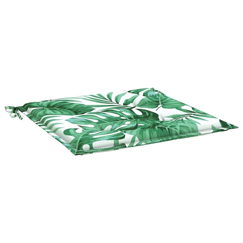 Casa si Gradina - Textile si covoare - Perne si pilote - Perne decorative - Perne pentru scaune 4 pcs Model cu frunze 50 x 50 x 4 cm - Infinity.ro