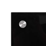 Casa si Gradina - Sanitare - Chiuveta bucatarie si accesorii - Accesorii chiuvete - Spate de bucatarie 2 pcs Negru 90 x 40 cm sticla securizata - Infinity.ro