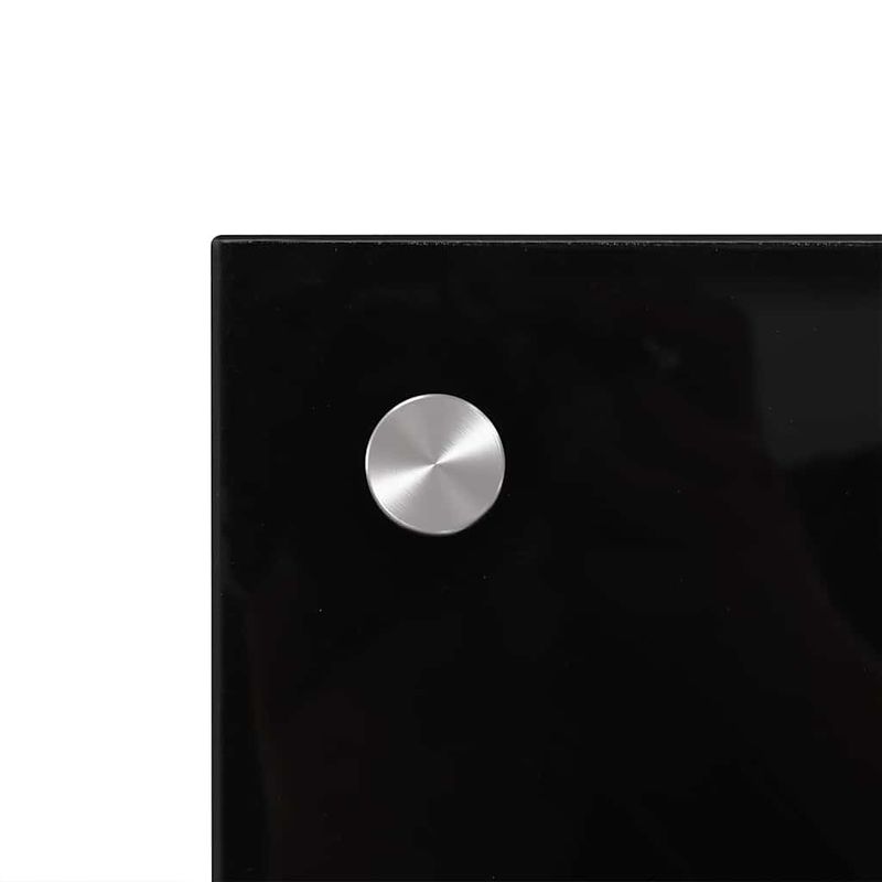 Casa si Gradina - Sanitare - Chiuveta bucatarie si accesorii - Accesorii chiuvete - Spate de bucatarie 2 pcs Negru 90 x 40 cm sticla securizata - Infinity.ro